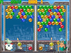 Puzzle Bobble 4 Group of too-similar colors.