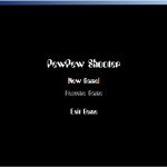 Main menu of PewPew