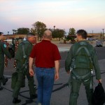 Walking back to the squadron